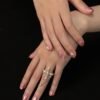 Sagittarius vintage style pearl open ring