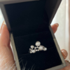 Light luxury pearl open ring